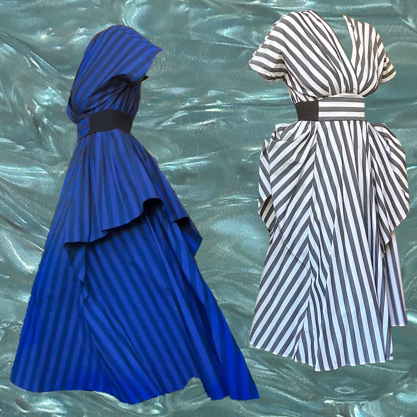 Pleat Peplum Dress