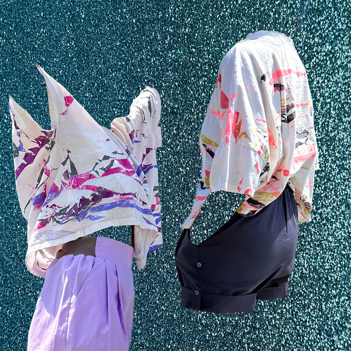 Adjustable length pull on shorts.