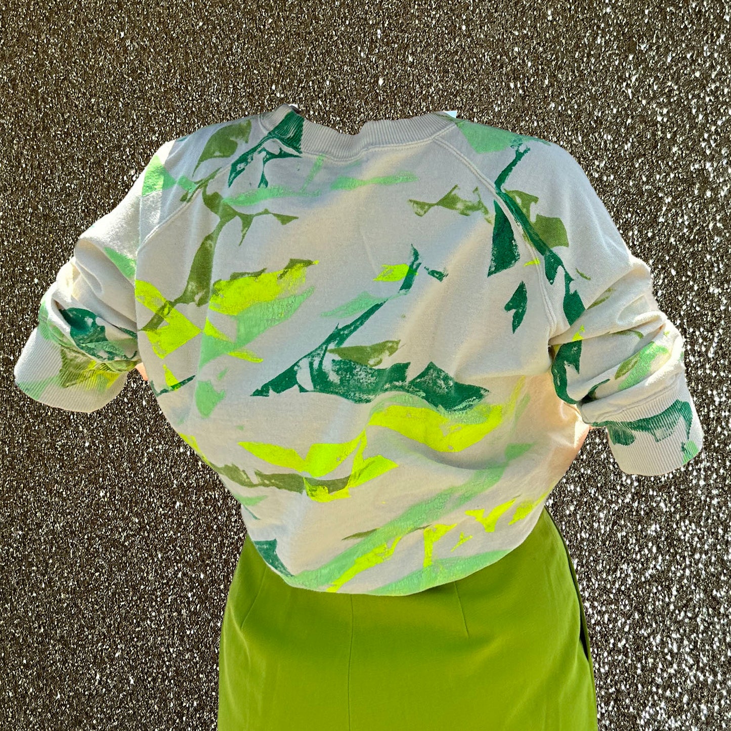 Hand Screen-Printed Sweatshirt