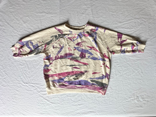Hand Screen-Printed Sweatshirt